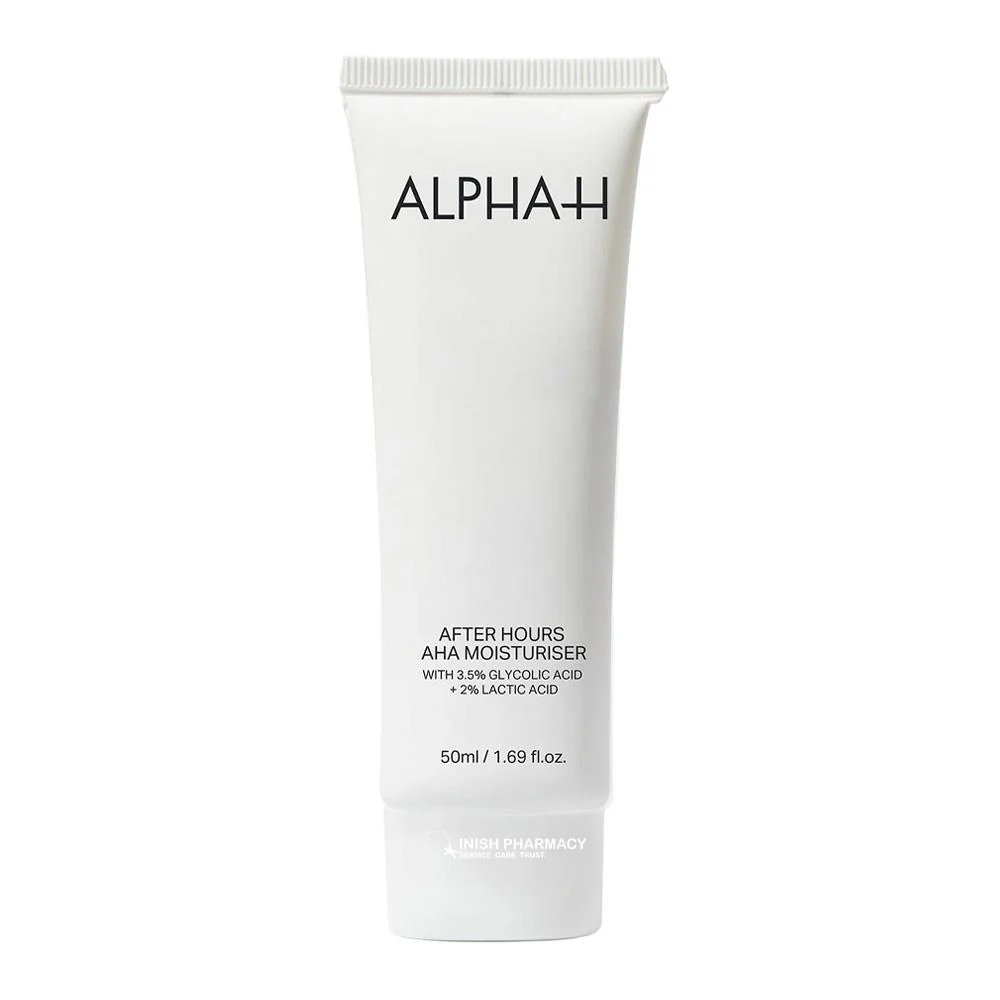 Alpha-H After Hours AHA Moisturiser with 3.5% Glycolic Acid + 2.5% Lactic Acid 50ml