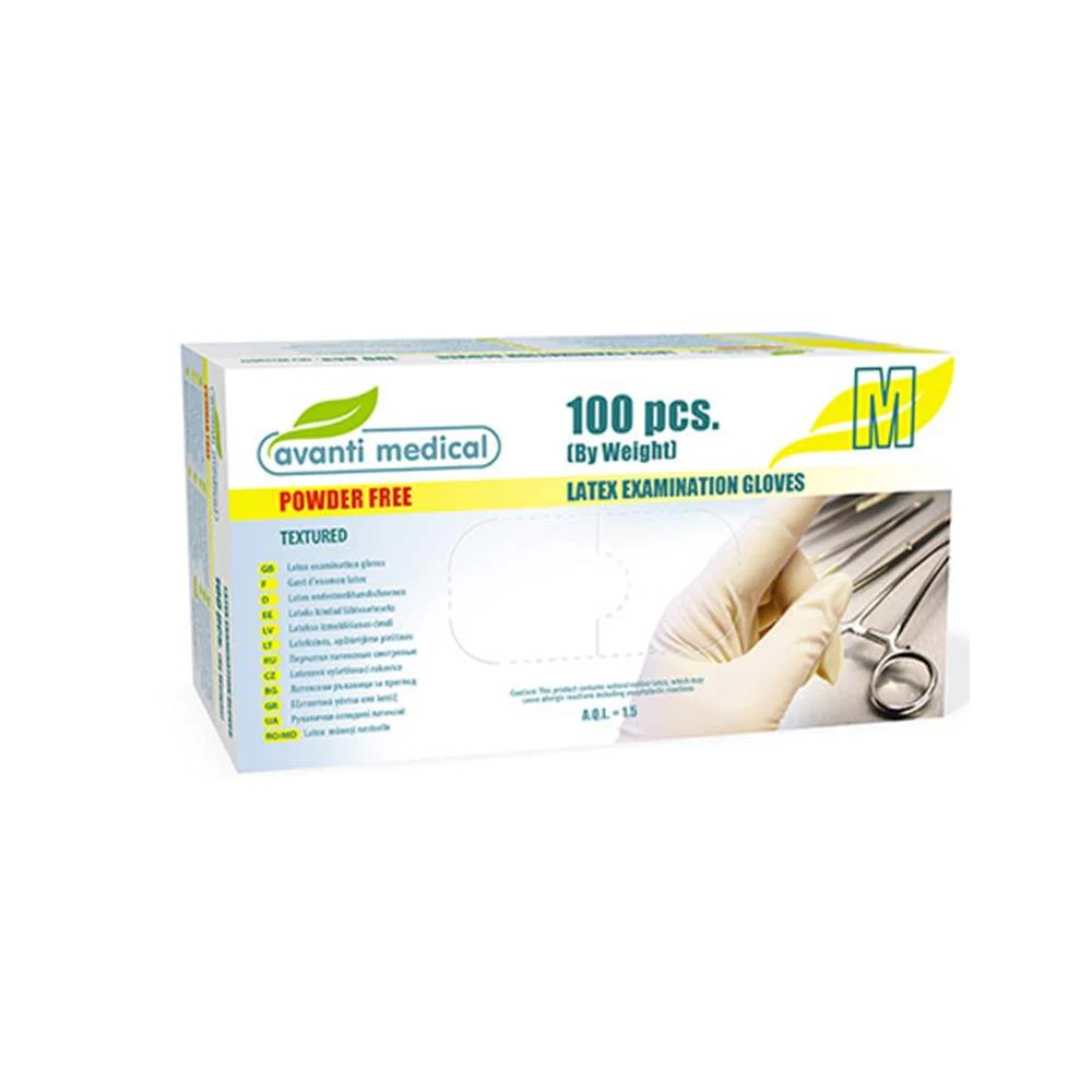 Avanti Medical Latex Powder Free Examination Gloves - Image 3