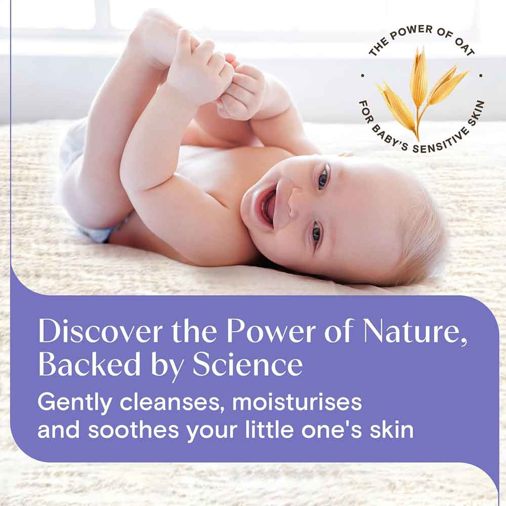 Aveeno Baby Calming Comfort Bedtime Bath & Wash For Delicate Skin 400ml - Image 5
