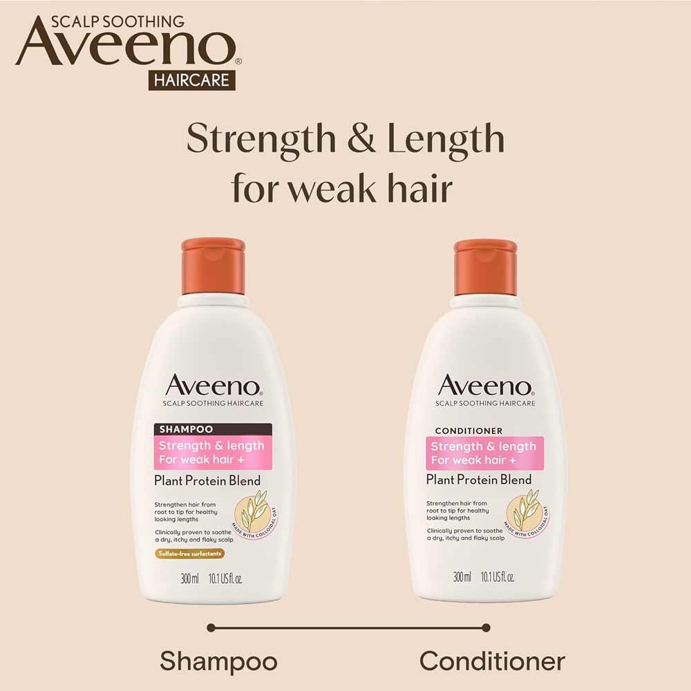 Aveeno Strength & Length Conditioner 300ml - Image 8