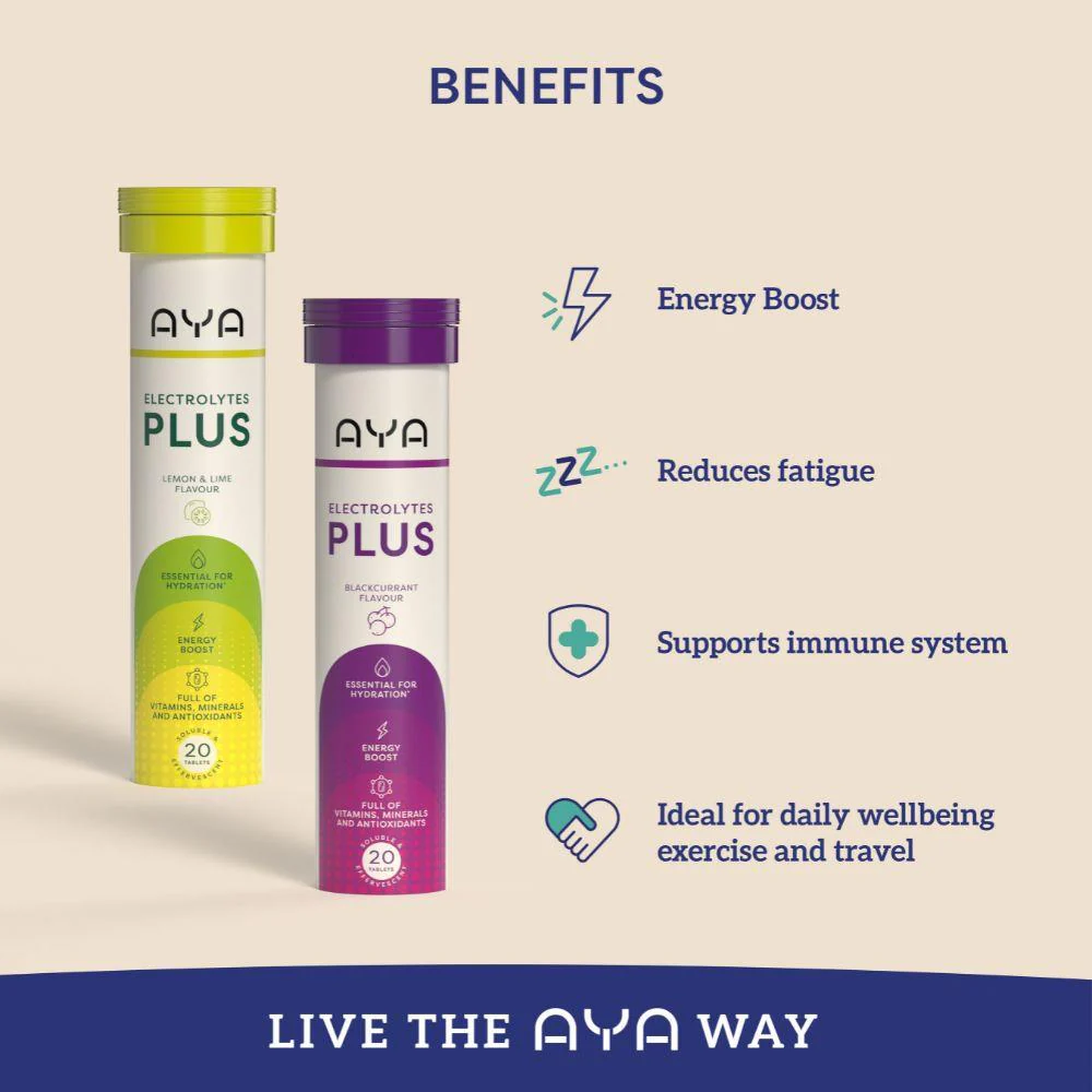 Aya Electrolytes Plus Lemon & Lime Flavour 20 Tablets - Image 6