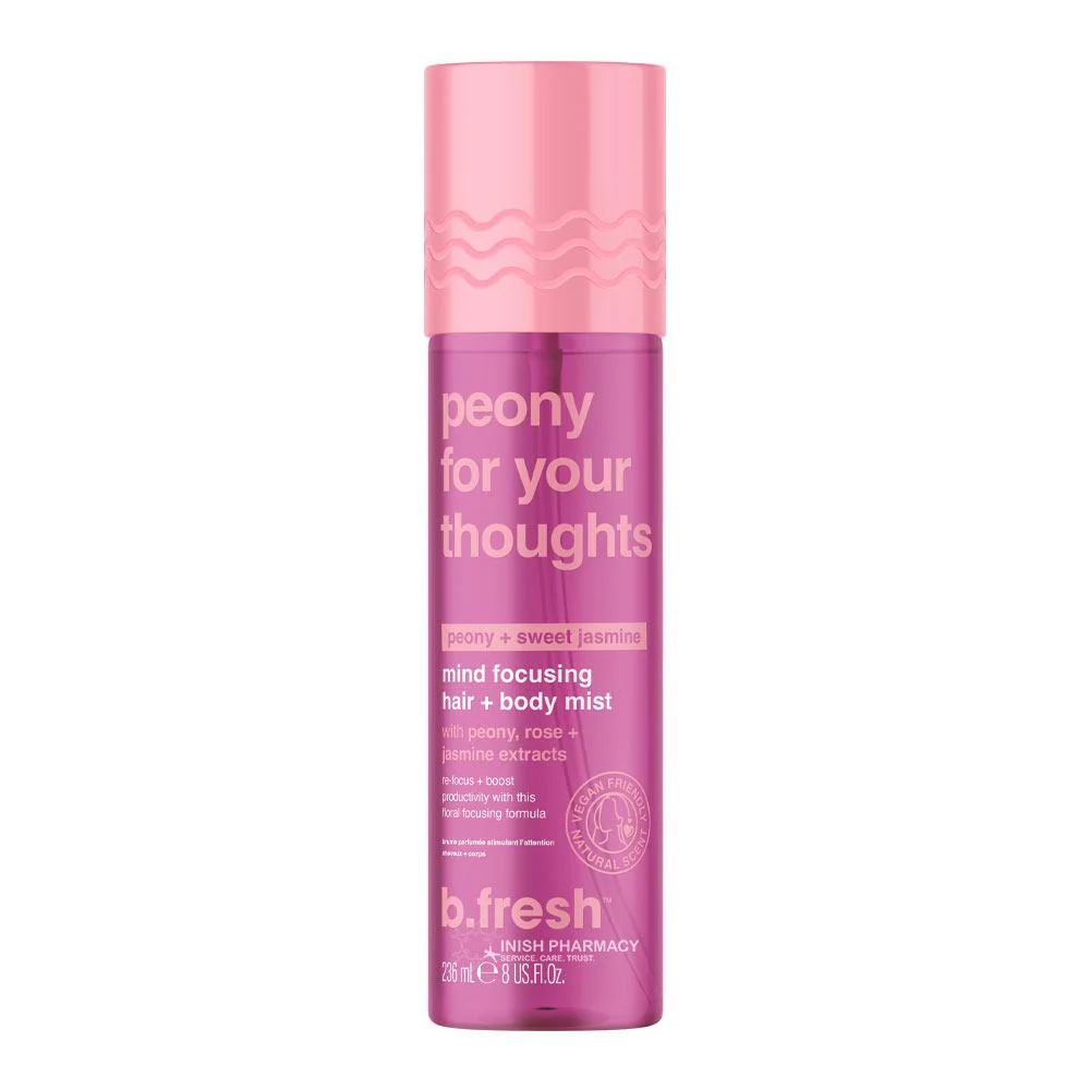 B.Fresh Peony For Your Thoughts - Mind Focusing Hair + Body Mist 221ml