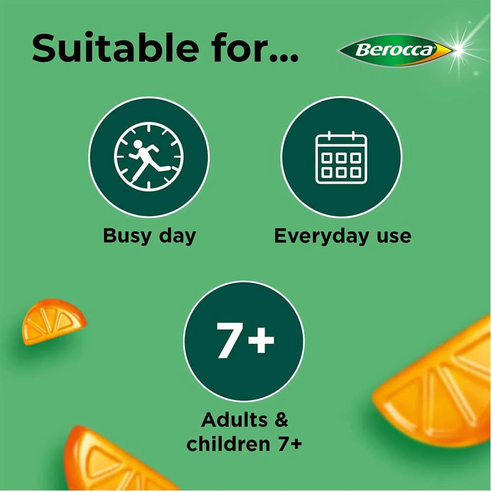 Berocca Immuno Orange Gummies 60 Pack - Image 6