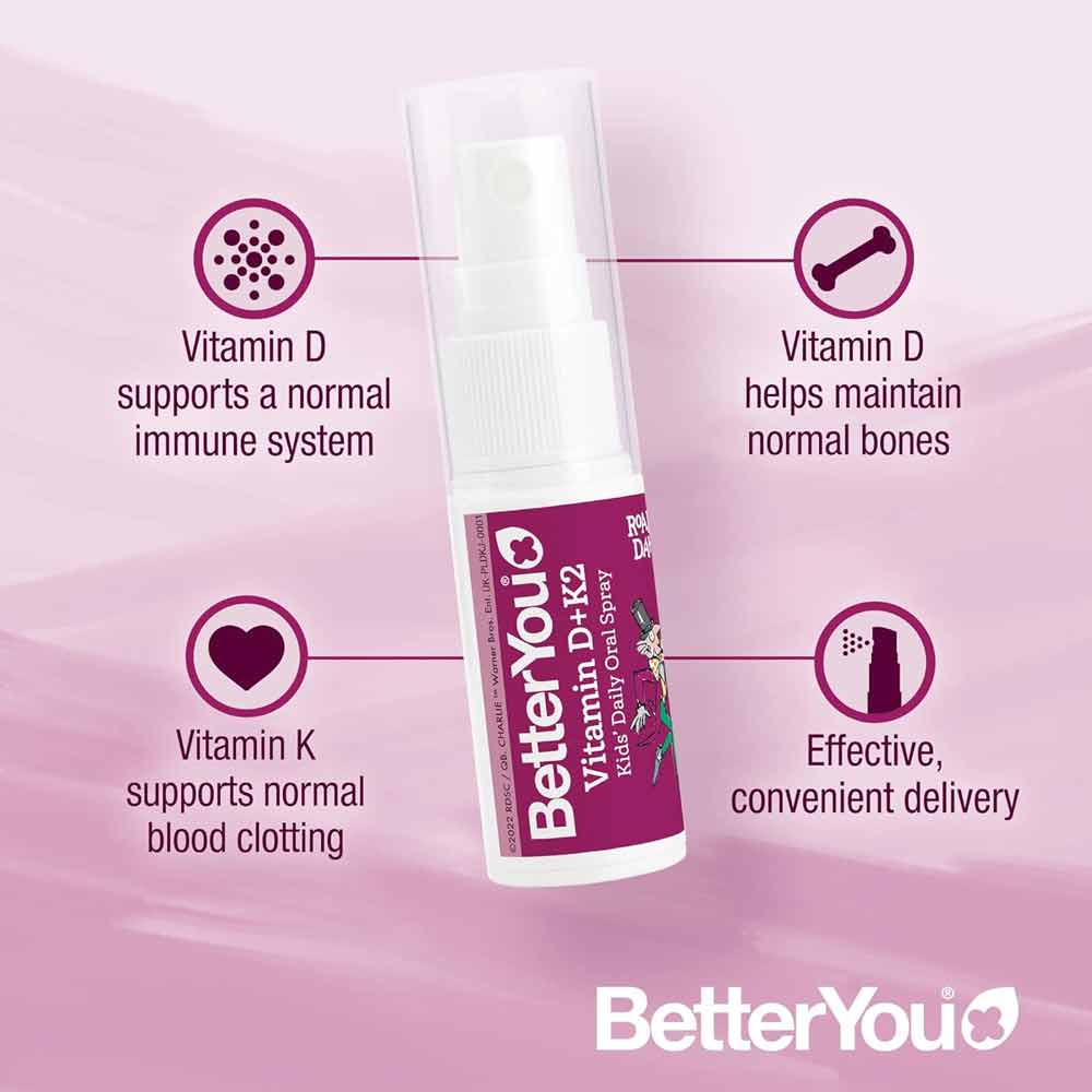 BetterYou Kids Vitamin D & K2 Daily Oral Spray 15ml - Image 3