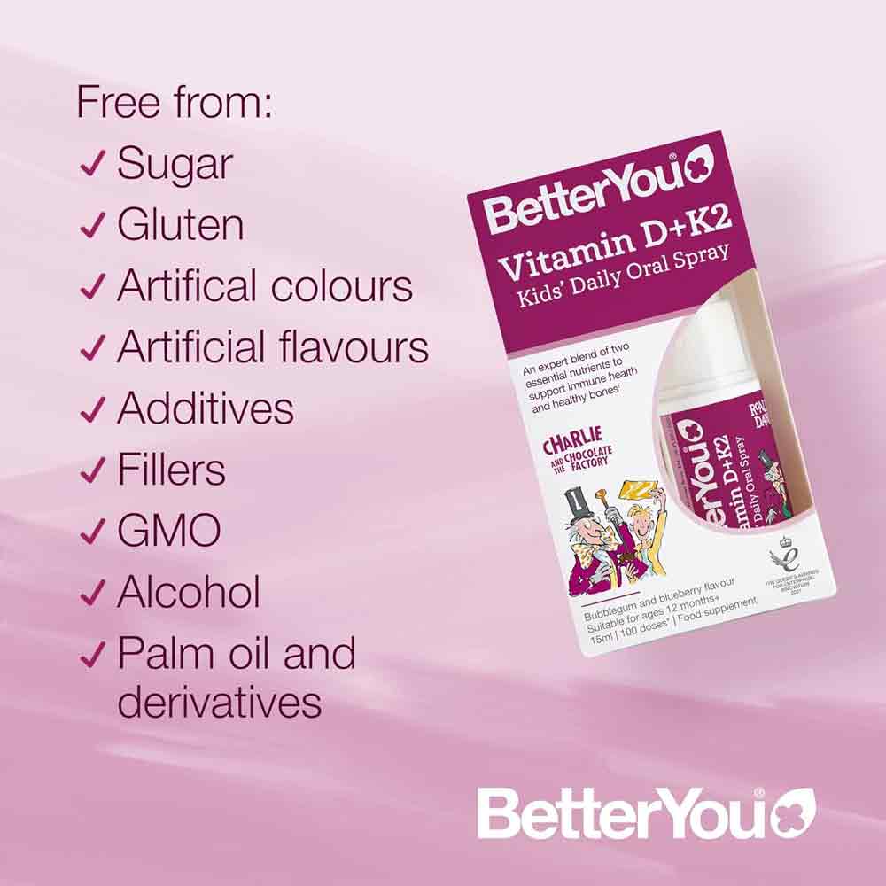 BetterYou Kids Vitamin D & K2 Daily Oral Spray 15ml - Image 6