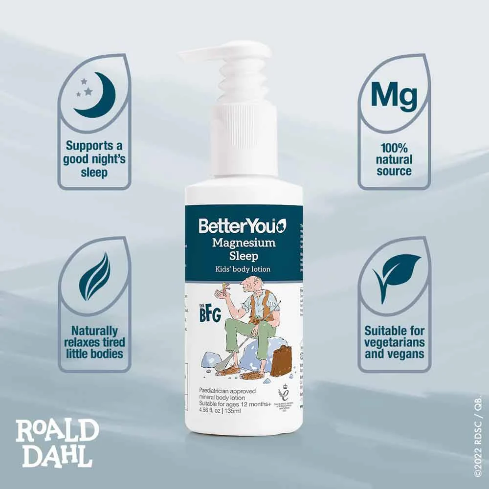 BetterYou Magnesium Sleep Kids Body Lotion 135ml - Image 2