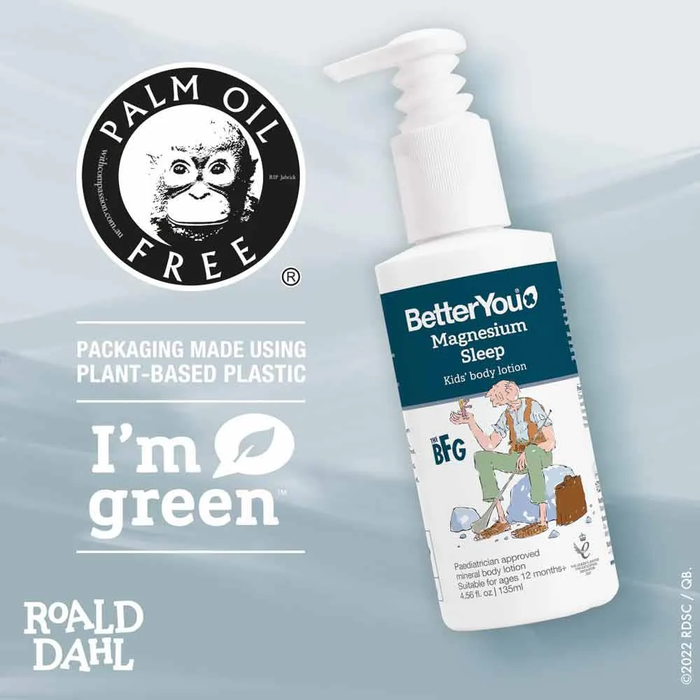 BetterYou Magnesium Sleep Kids Body Lotion 135ml - Image 4