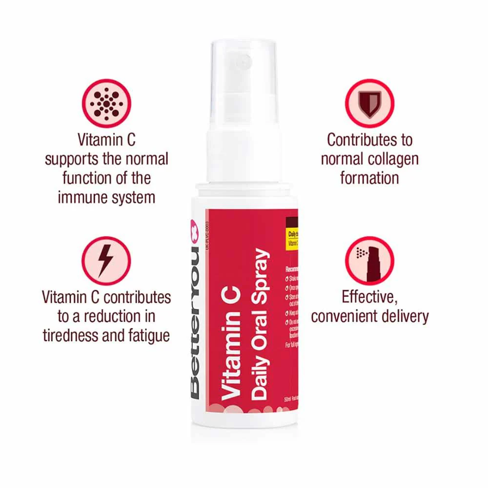 BetterYou Vitamin C Daily Oral Spray 50ml - Image 2