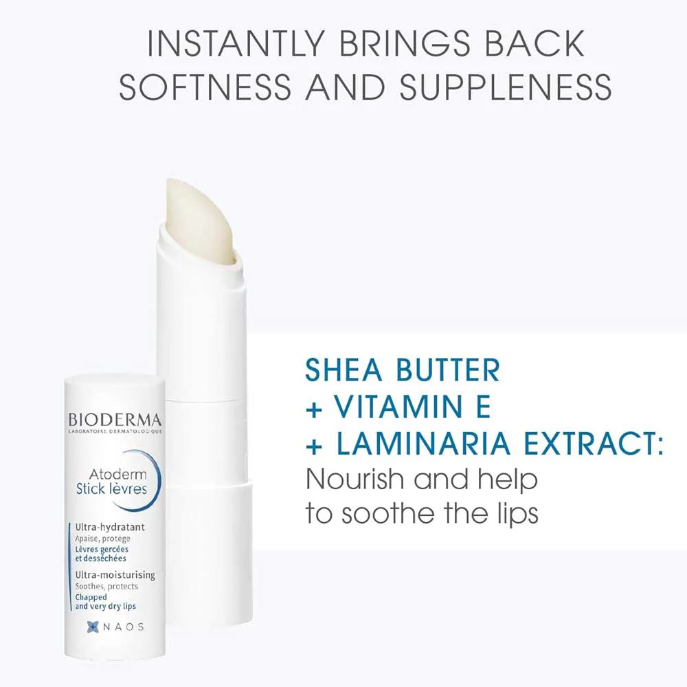 Bioderma Atoderm Ultra Nourishing Lip Balm 15ml - Image 2