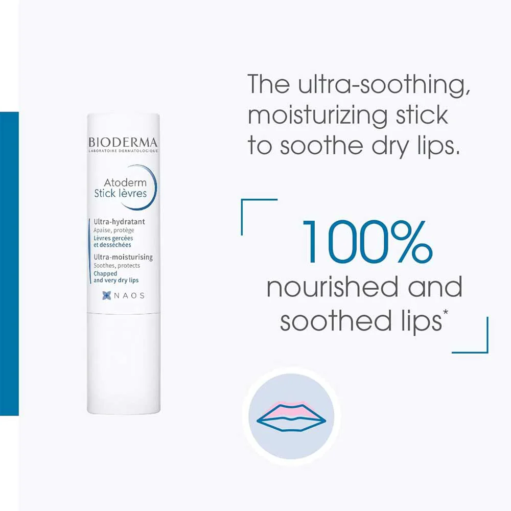 Bioderma Atoderm Ultra Nourishing Lip Balm 15ml - Image 3