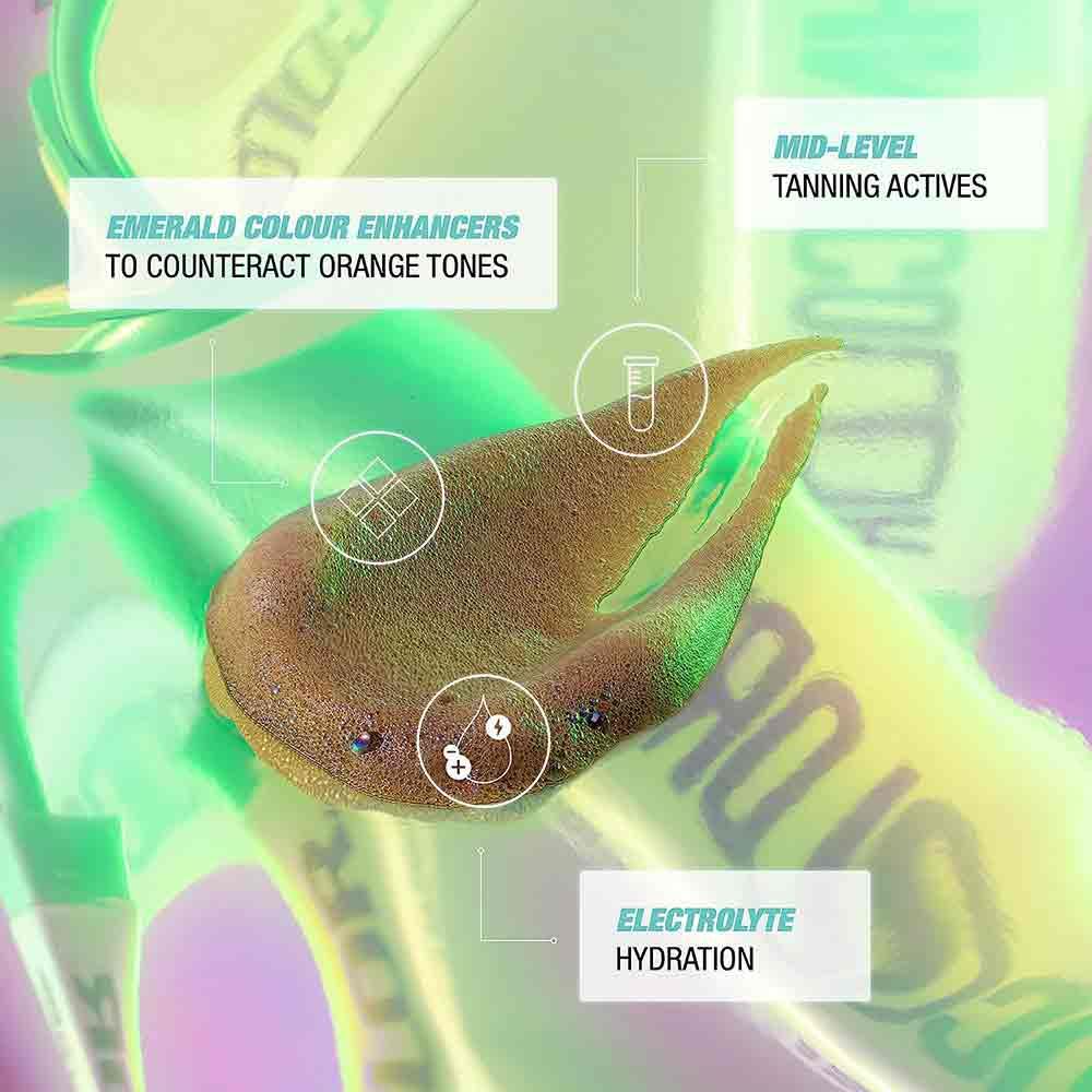 Bondi Sands Technocolor 1 Hour Express Self Tanning Foam Emerald 200ml - Image 5
