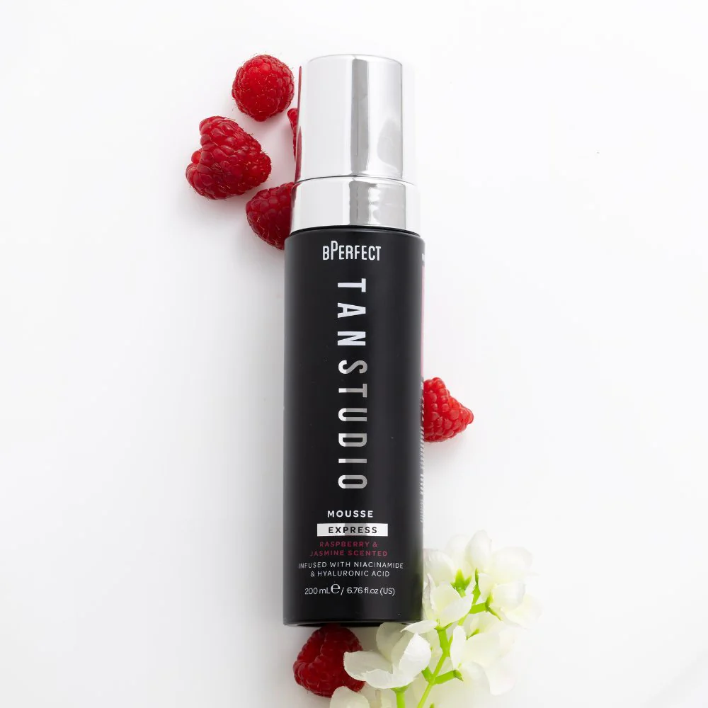 Bperfect Tan Studio Express Mousse Raspberry & Jasmine 200ml - Image 2