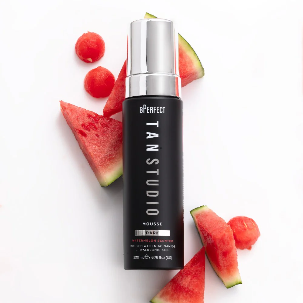 Bperfect Tan Studio Tanning Mousse Dark Watermelon Scented 200ml - Image 2