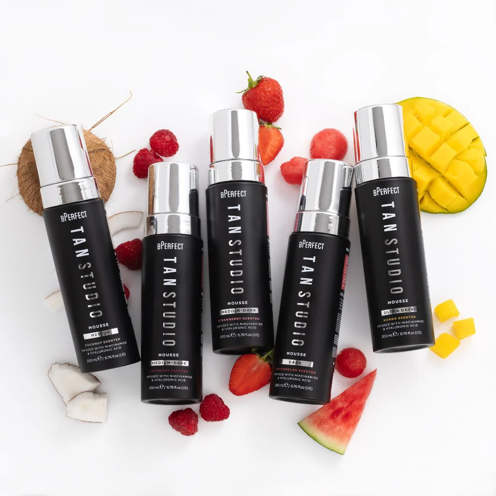 Bperfect Tan Studio Tanning Mousse Dark Watermelon Scented 200ml - Image 3