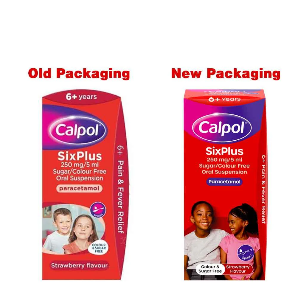 Calpol Six Plus Sugar Free Strawberry - Image 7