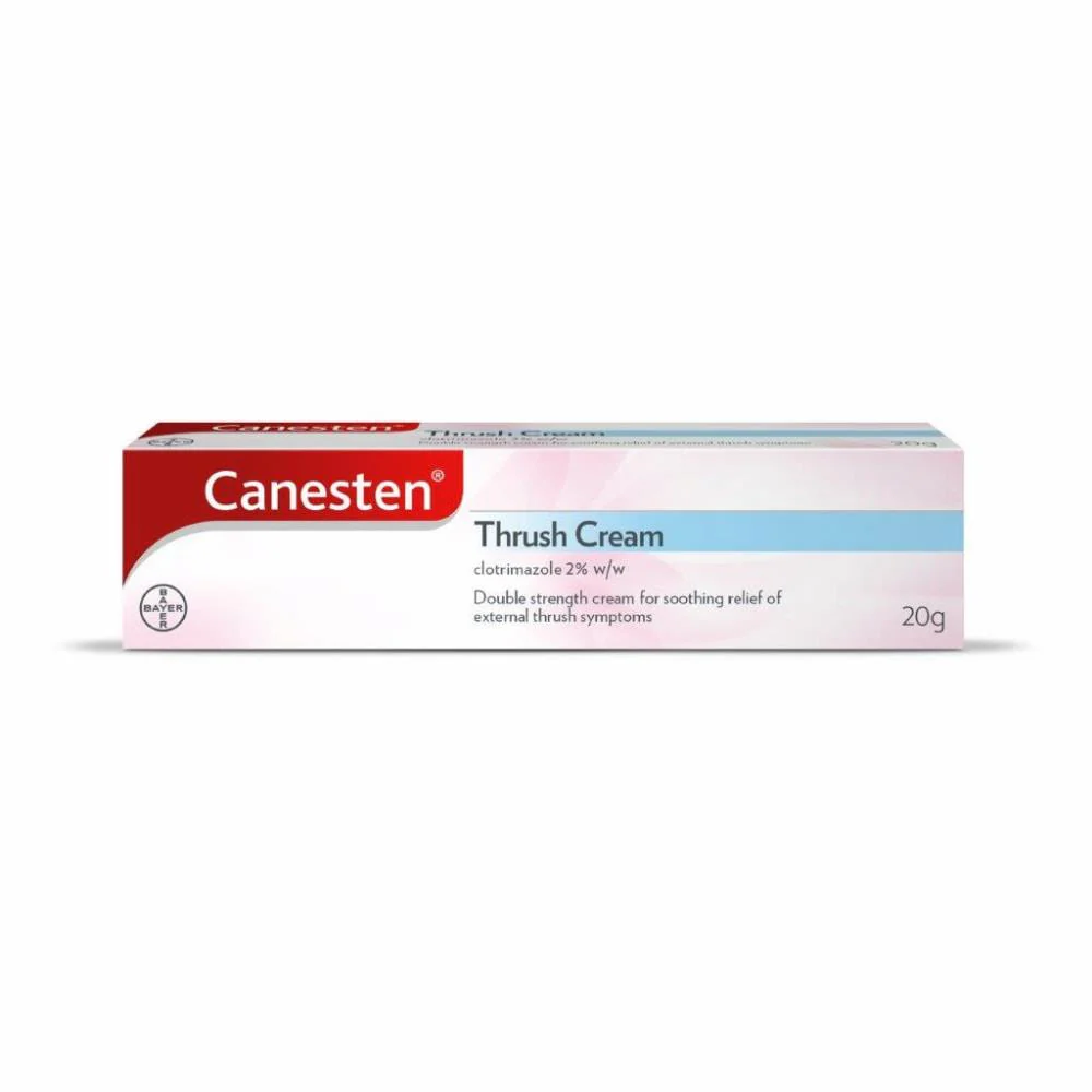 Canesten Thrush Cream Clotrimozole 2% 20g - Image 2