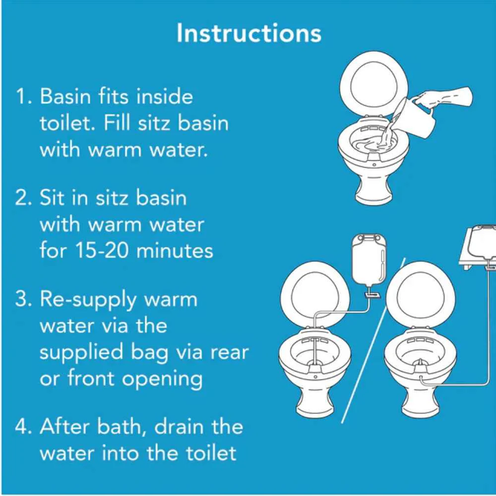 Carex Sitz Bath Fits All Standard Toilets - Image 3
