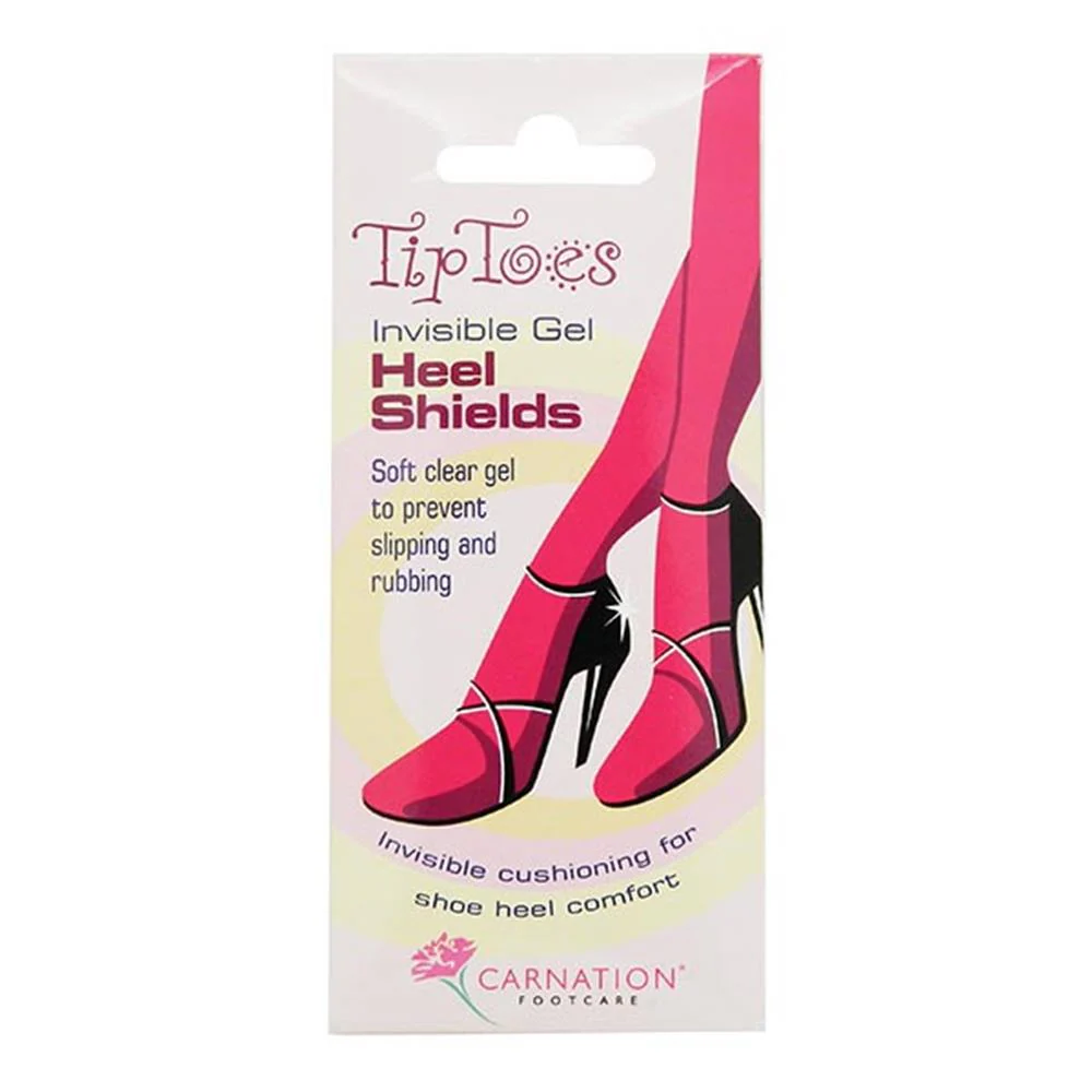 Carnation Tip Toes Invisible Gel Heel Shields 1 Pair