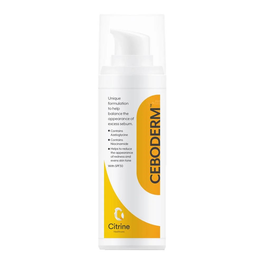Ceboderm Sebum Regulating Cream For Acne Prone Skin 30ml - Image 5