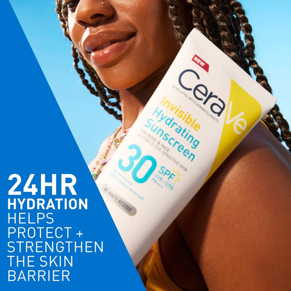 CeraVe Invisible Hydrating Sunscreen SPF30 75ml - Image 2