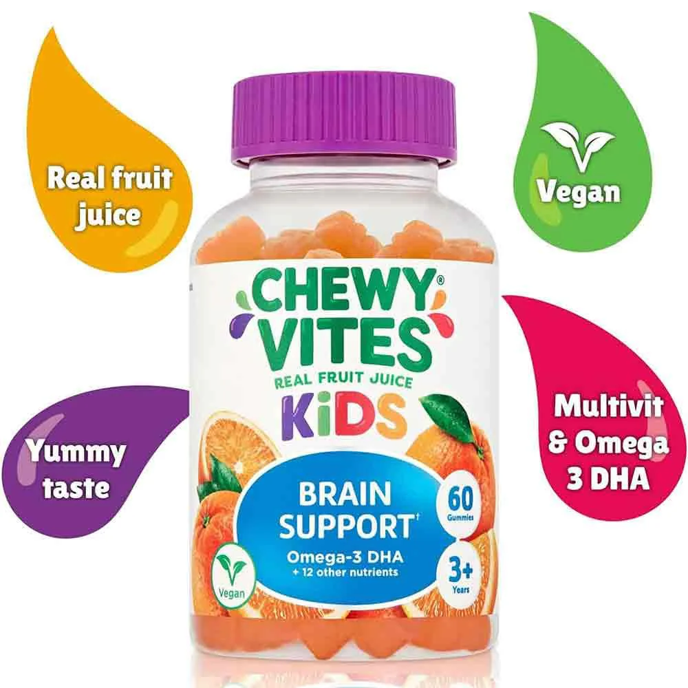 Chewy Vites Kids Brain Support Omega-3 DHA 60 Gummies - Image 3