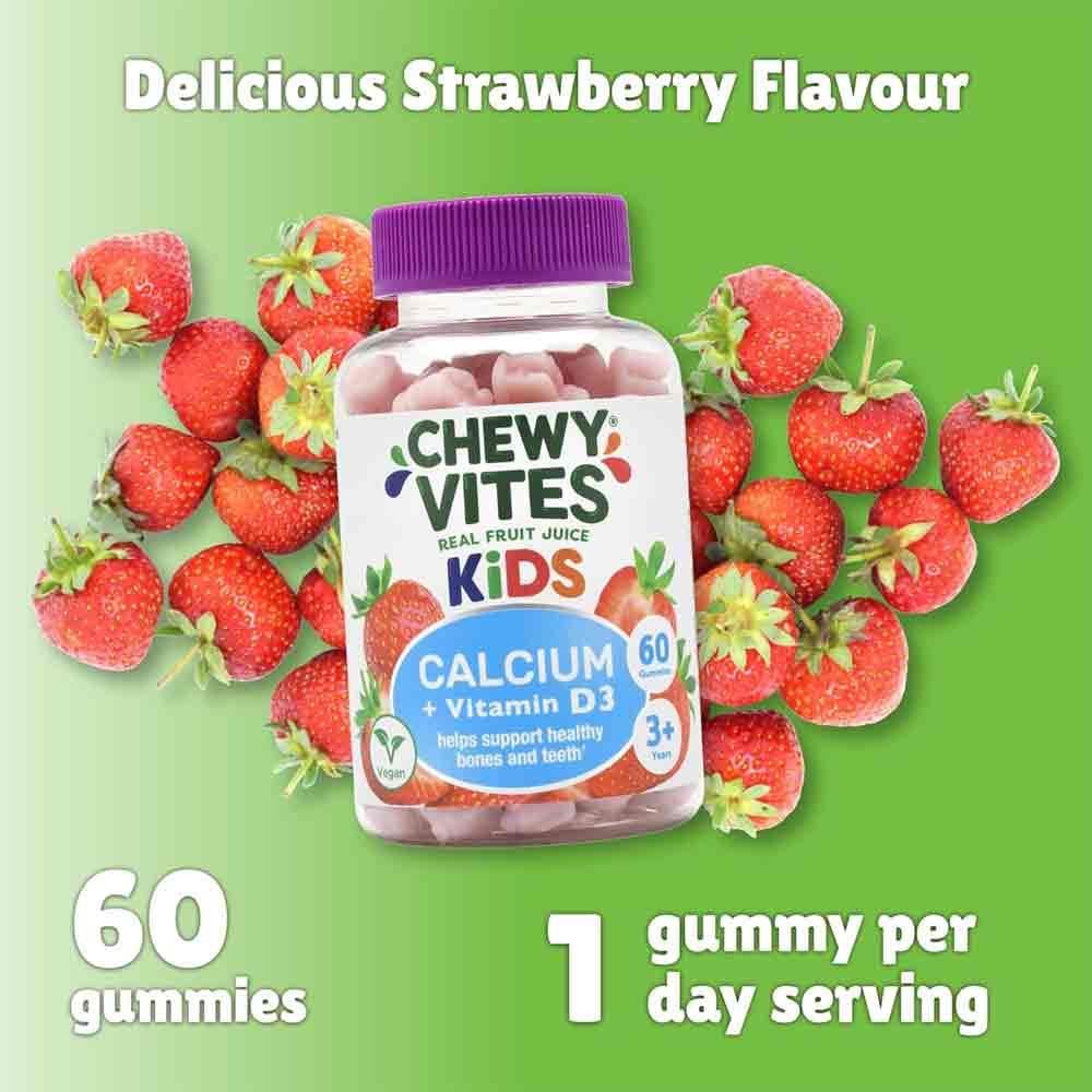 Chewy Vites Kids Calcium & Vitamin D3 60 Gummies - Image 2