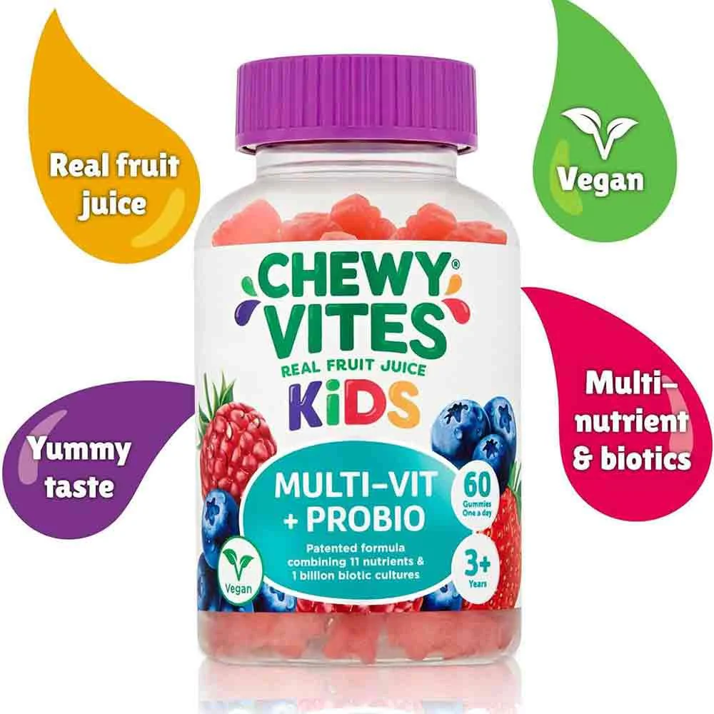 Chewy Vites Kids Multi-Vit + Probio 60 Gummies - Image 3