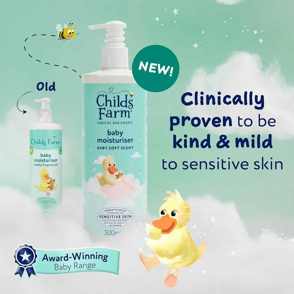 Childs Farm Baby Moisturiser Soft Scent 500ml - Image 2