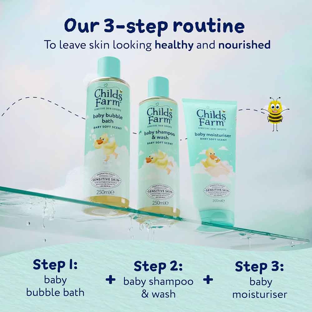 Childs Farm Baby Moisturiser Soft Scent 200ml - Image 6