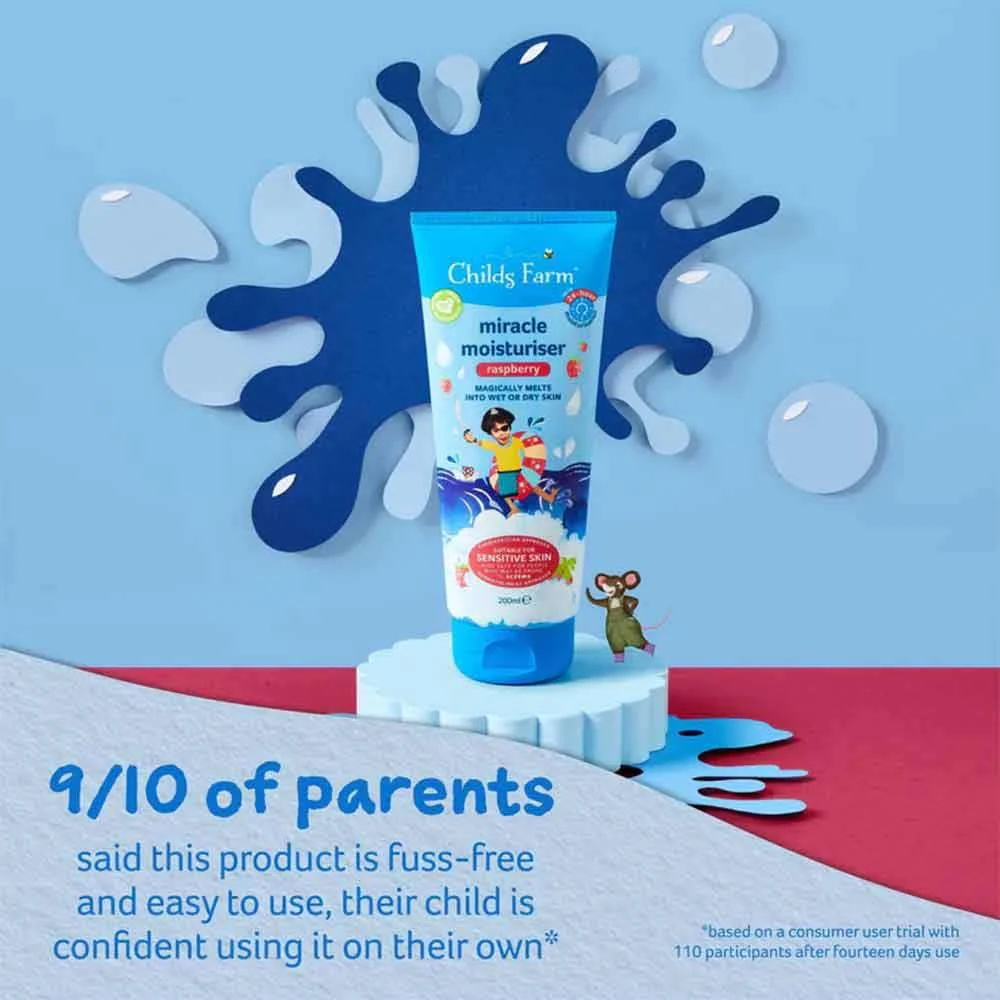 Childs Farm Shower Smoothie Raspberry 250ml - Image 3