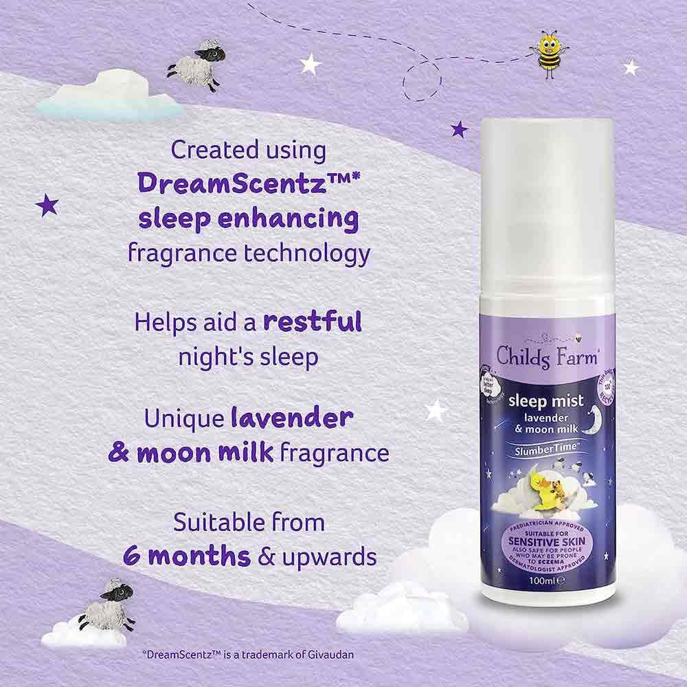 Childs Farm Sleep Mist Lavender & Moon Milk 100ml - Image 3