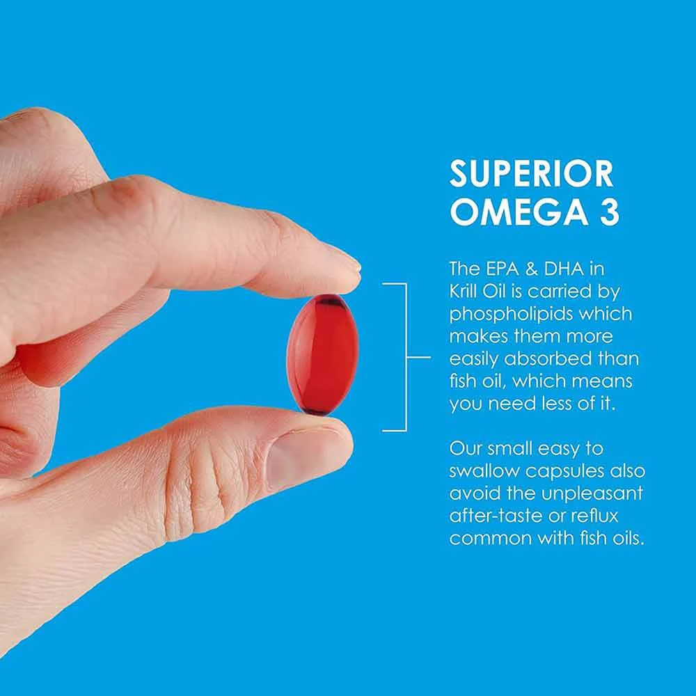 Cleanmarine Krill Oil 100% Pure 60 Capsules - Image 2