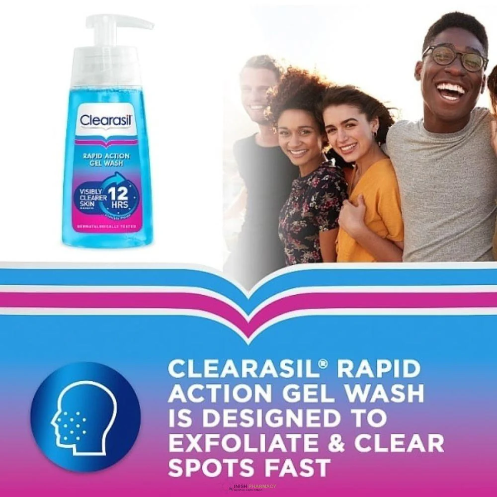 Clearasil Rapid Action Gel Wash 150ml - Image 4