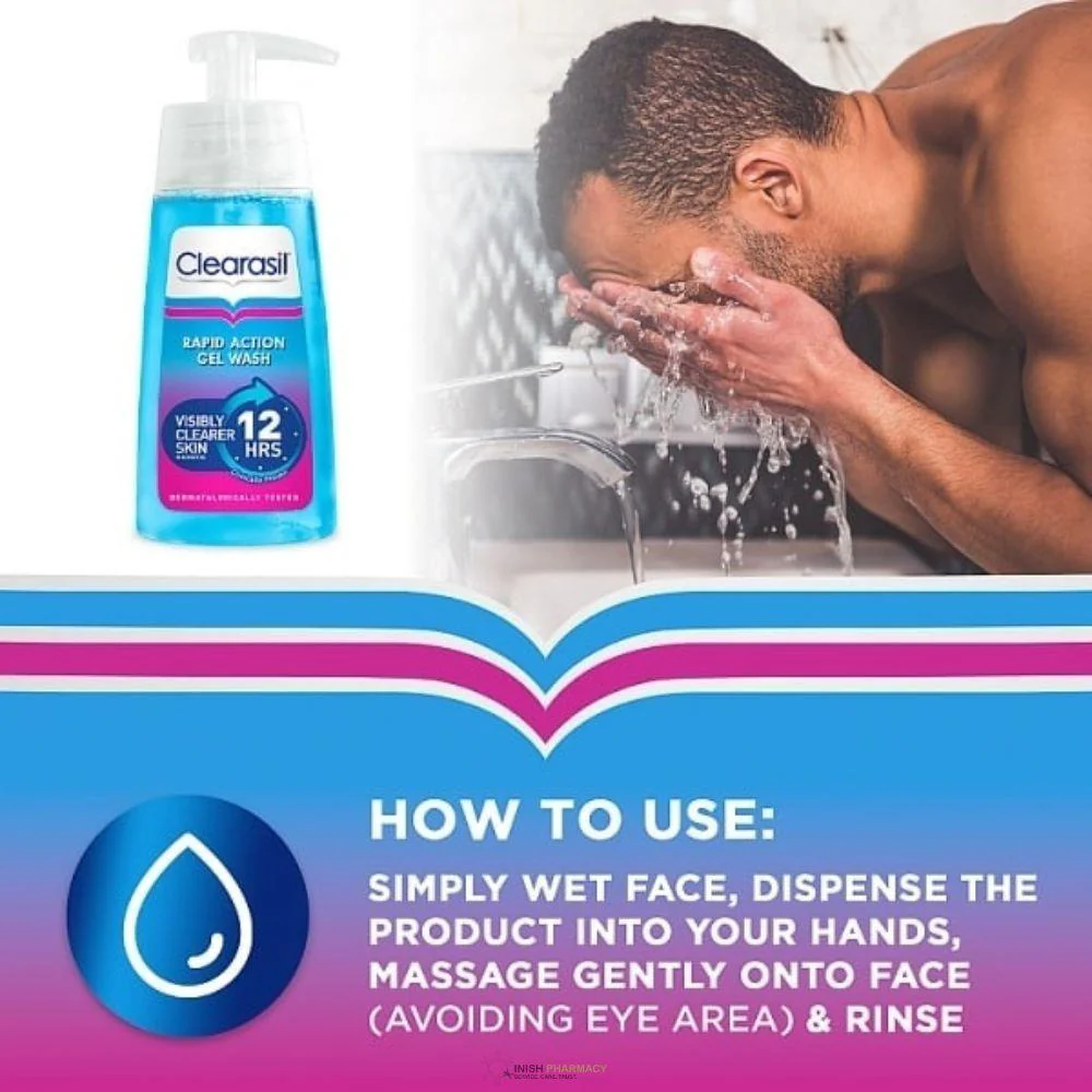Clearasil Rapid Action Gel Wash 150ml - Image 5