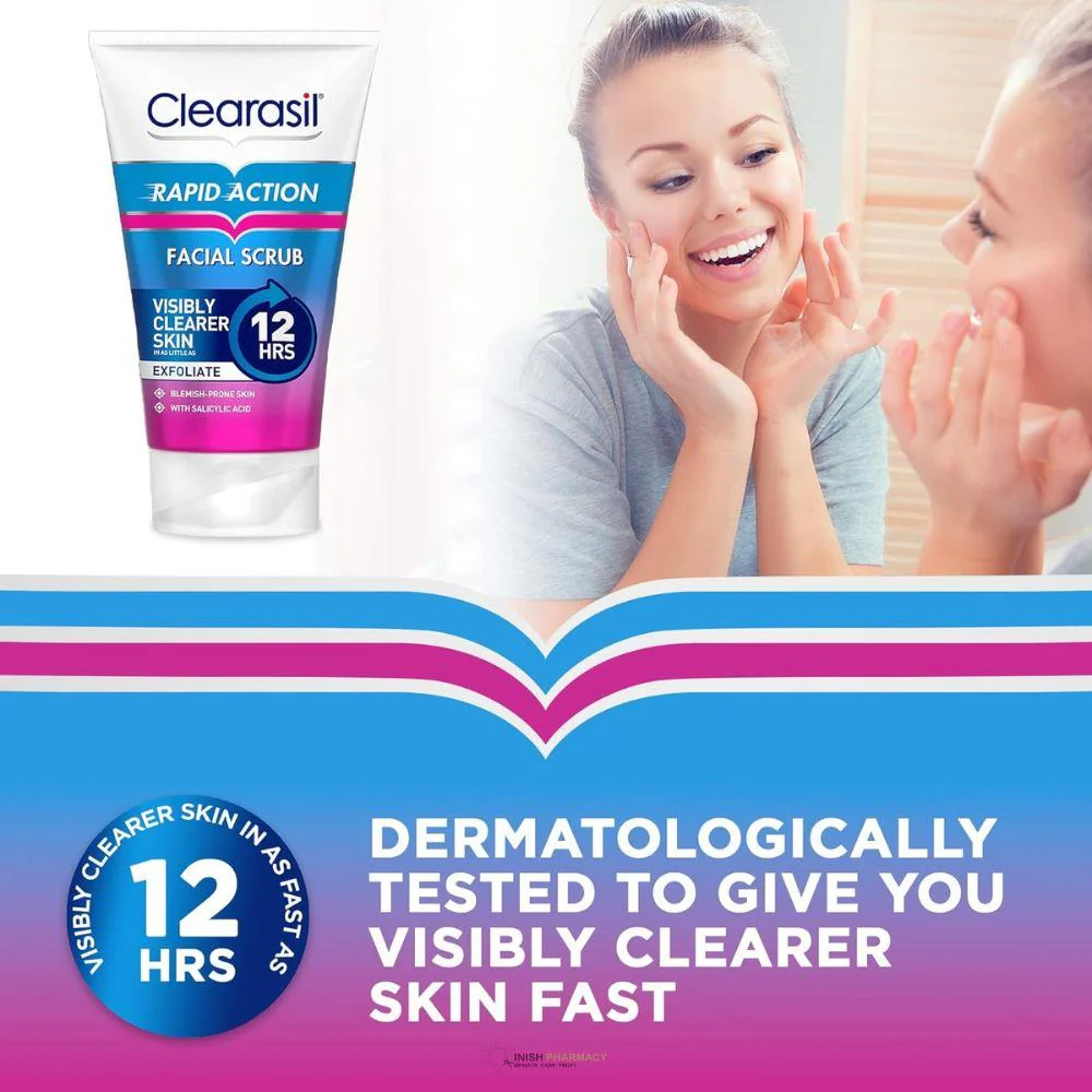 Clearasil Rapid Action Scrub 125ml - Image 3