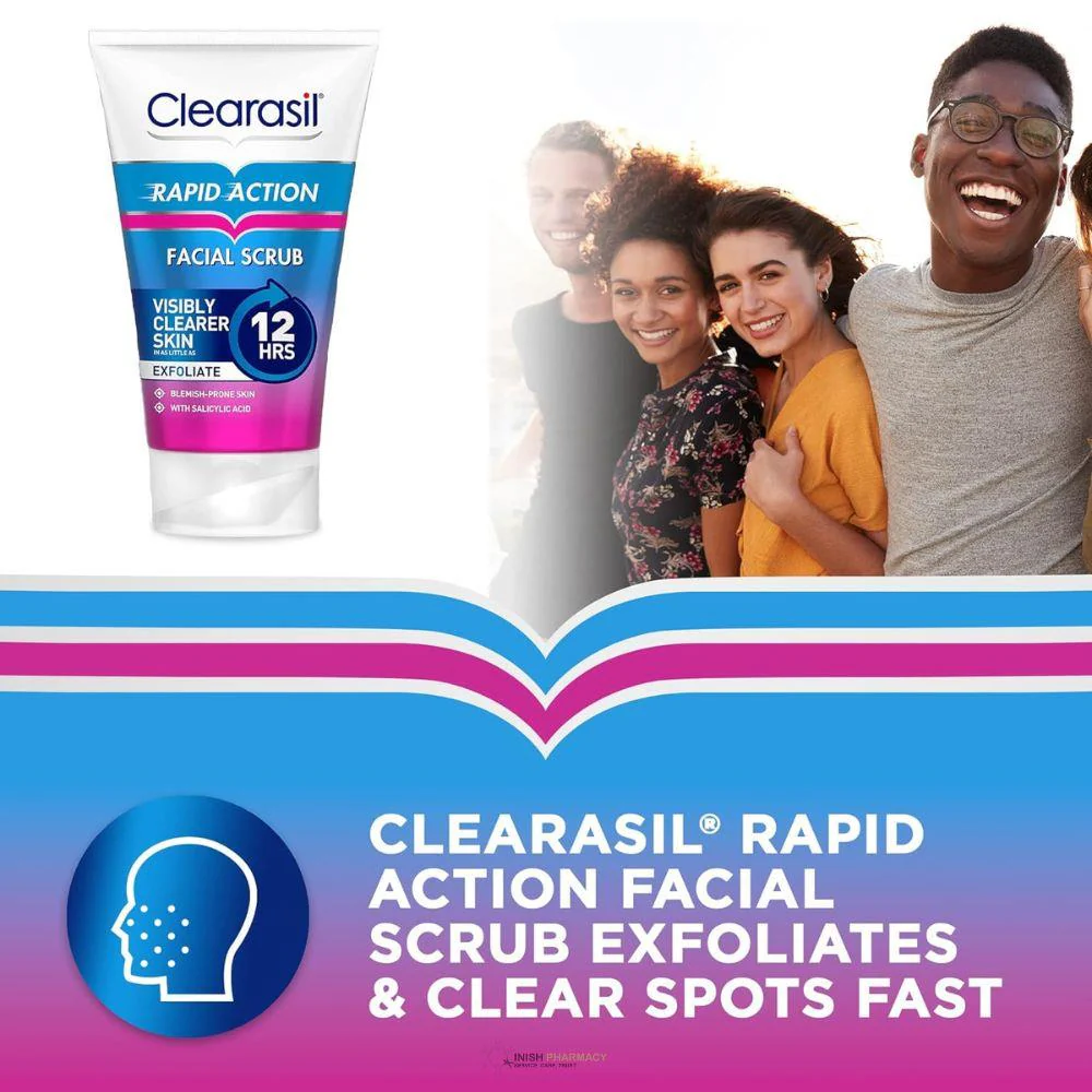 Clearasil Rapid Action Scrub 125ml - Image 4
