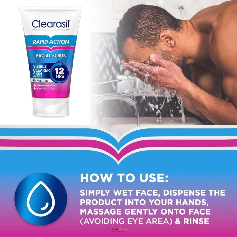 Clearasil Rapid Action Scrub 125ml - Image 5