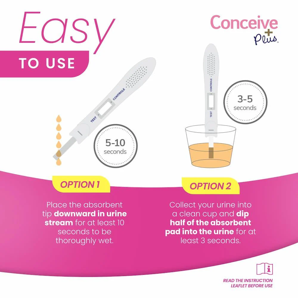 Conceive Plus Early Detection Pregnancy Test 2 Pack - Image 4