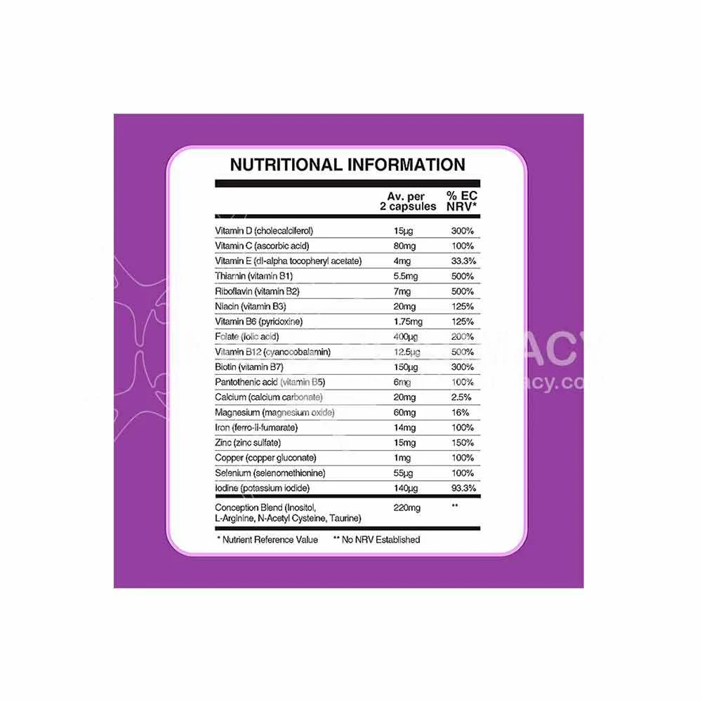 Conceive Plus Women's Fertility Support 60 Pack