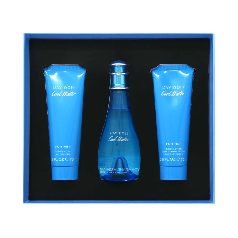 Cool Water Ladies 3 Piece Gift Set - Image 2