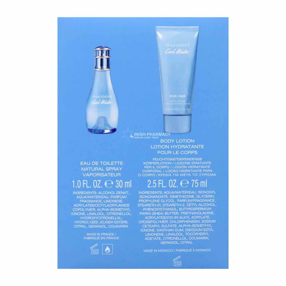Cool Water Ladies 30ml 2 Piece Gift Set - Image 2
