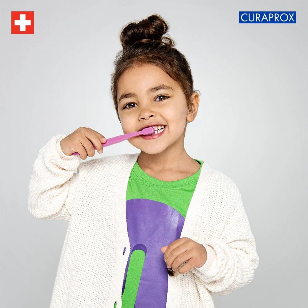 Curaprox 5500 Kids Ultra Soft Toothbrush 4-12 Years - Image 3