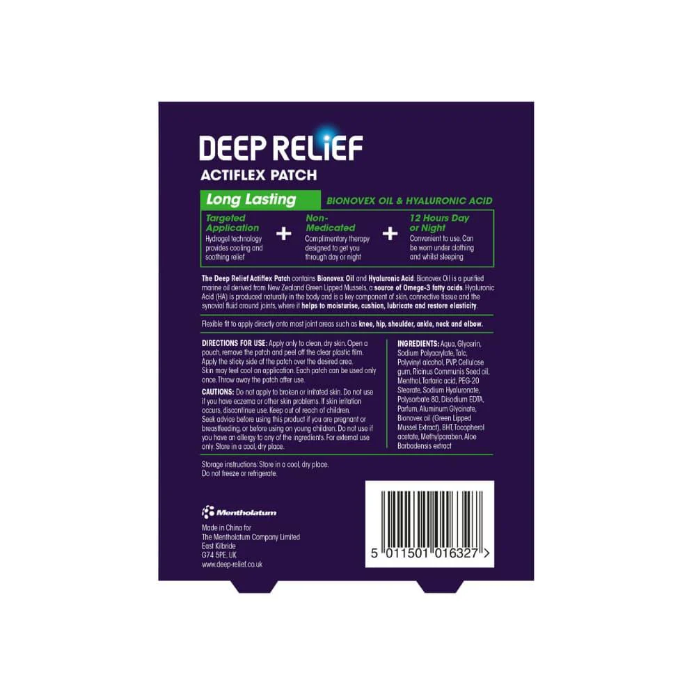 Deep Relief Actiflex Patch 4 Pack - Image 2