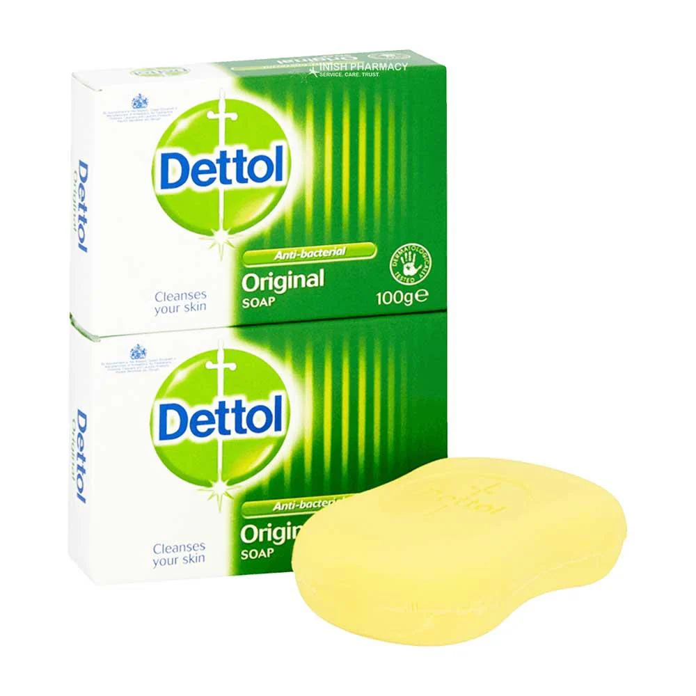 Dettol Original Anti-Bacterial Soap Twin Pack
