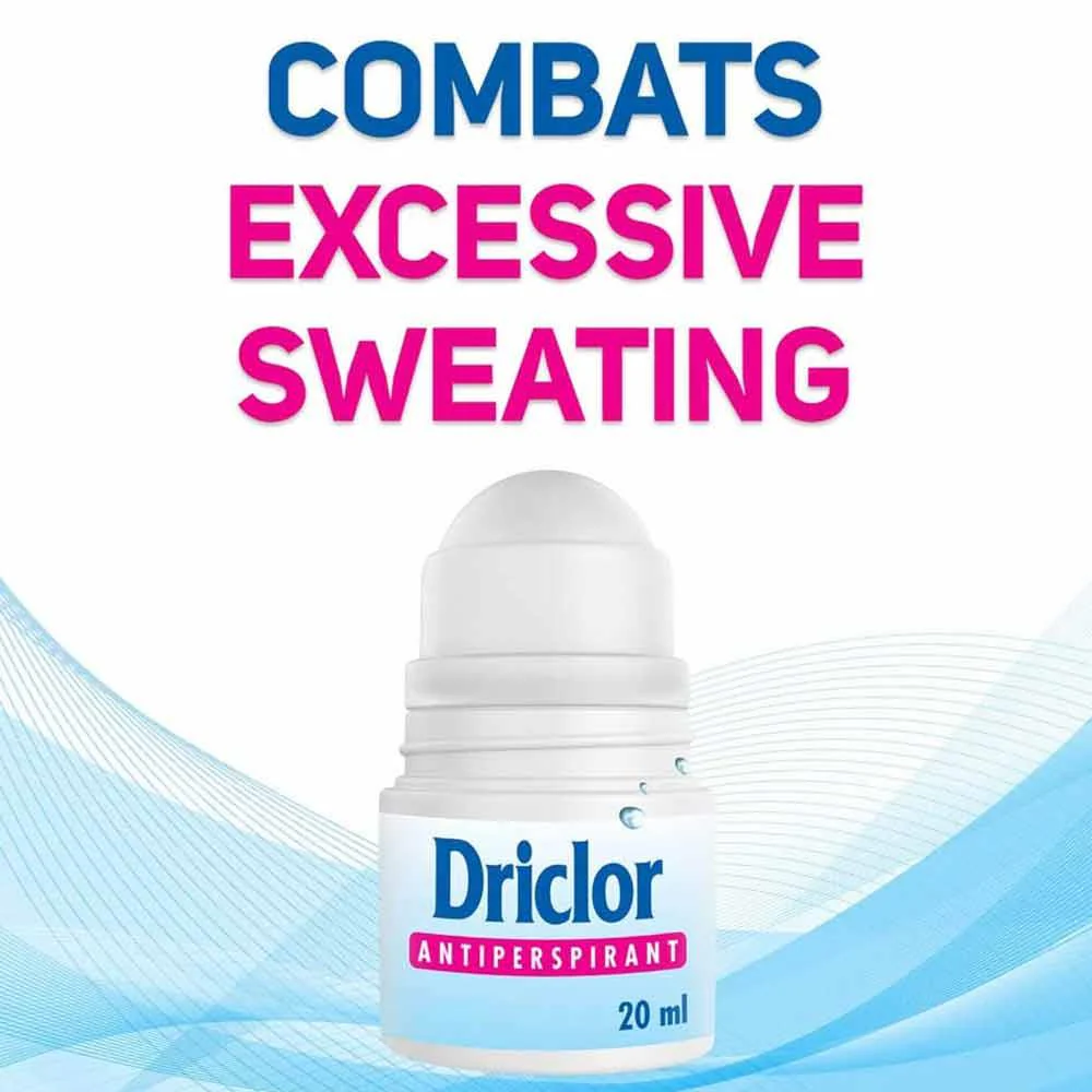 Driclor Antiperspirant Roll On Deodorant For Excessive Sweating 20ml - Image 2