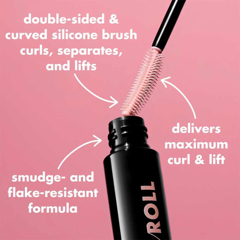 e.l.f. Lash 'N Roll Mascara Pitch Black - Image 3