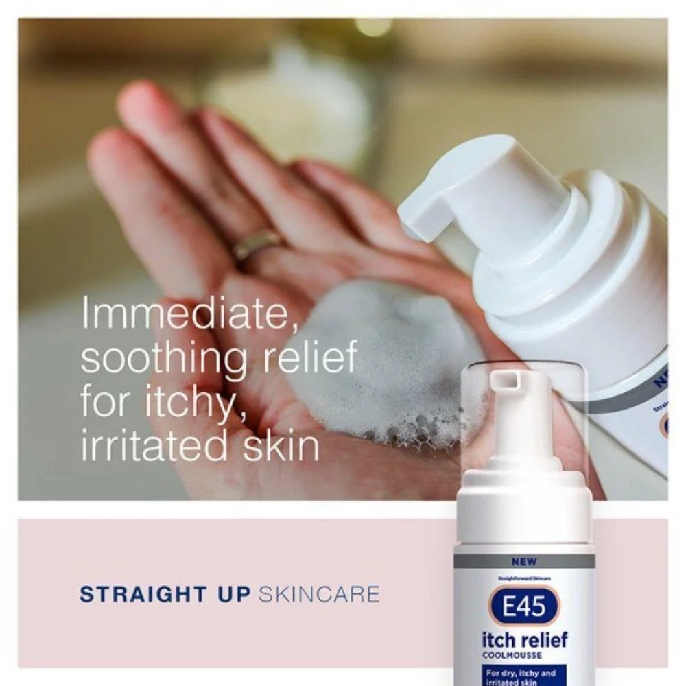 E45 Itch Relief Cool Mousse 100ml - Image 2