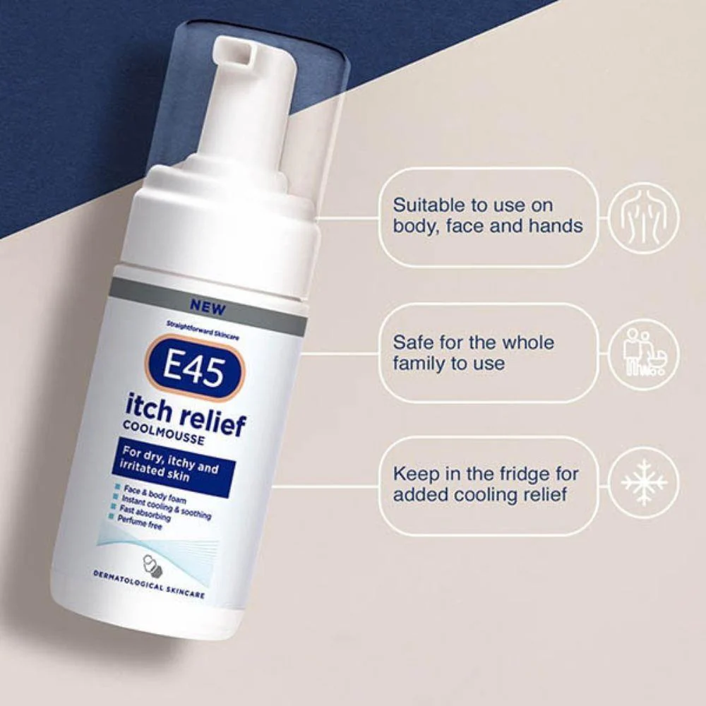 E45 Itch Relief Cool Mousse 100ml - Image 5
