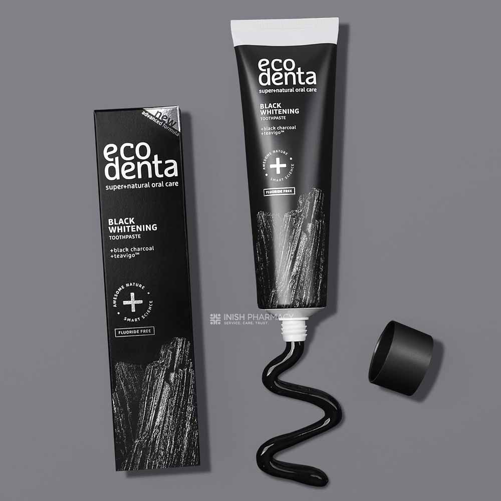 EcoDenta Black Whitening Toothpaste 100ml - Image 2