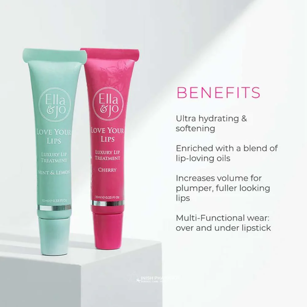 Ella & Jo Love Your Lips Luxury Lip Treatment Mint & Lemon 10ml - Image 3